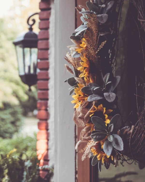 Golden Harvest Wreath