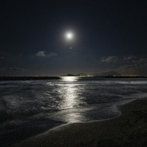 Sea at night