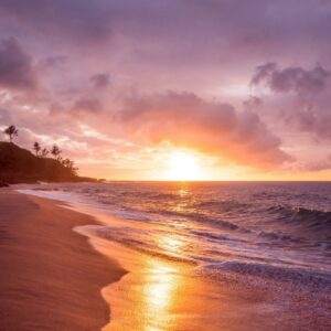 Tropical Island Sunset