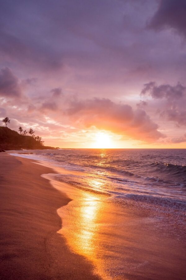 Tropical Island Sunset
