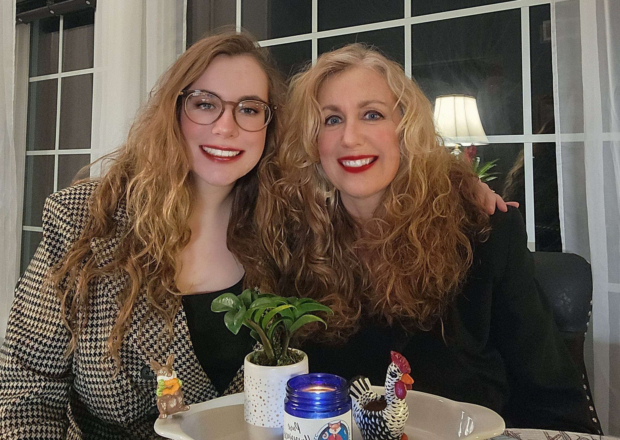 A picture of two women