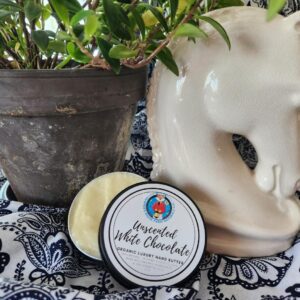 Organic White Chocolate-Unscented Hand Butter