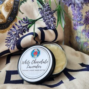 Organic White Chocolate-Lavender Hand Butter pic