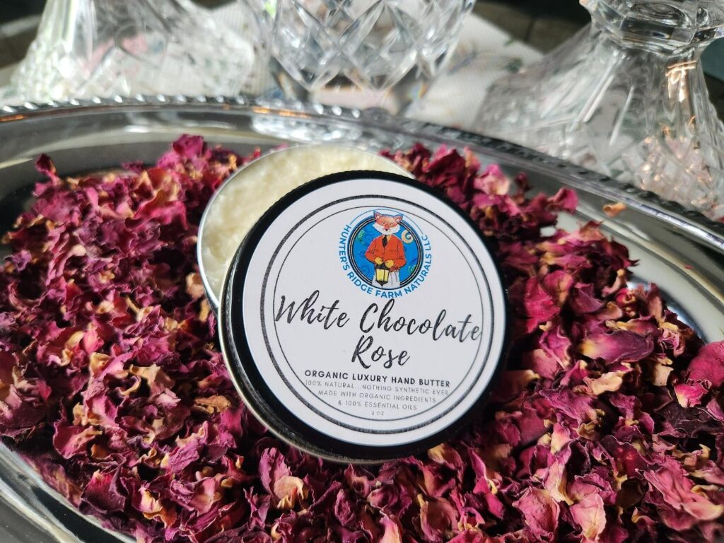 Organic White Chocolate-Rose Hand Butter image